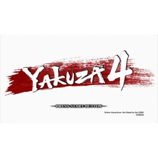 The Yakuza Remastered Collection Playstation 4