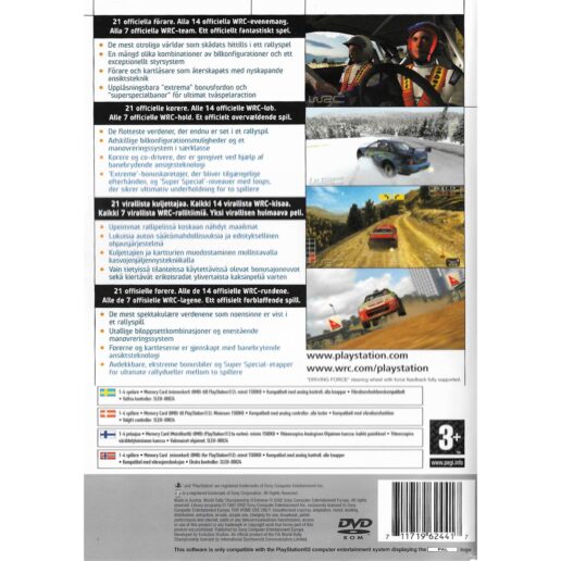WRC II Extreme Playstation 2 PS2 Platinum Nordic (Begagnad)