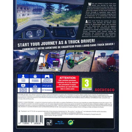 Truck Driver Playstation 4 PS4
