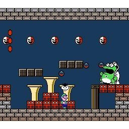 Super Mario Bros 2 Nintendo NES SCN (Begagnad)