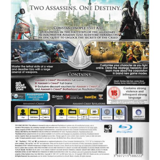 Assassins Creed Revelations Playstation 3 PS3 (Begagnad)
