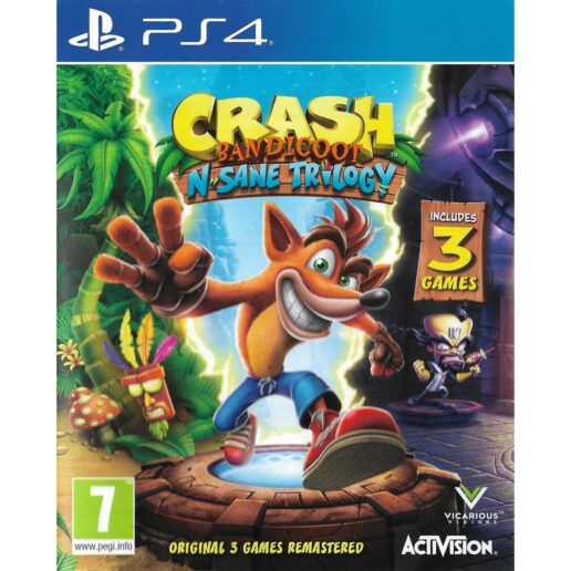 Crash Bandicoot N-Sane Trilogy Playstation 4 PS4 (Begagnad)