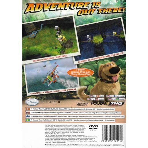 Disney Pixar Up Playstation 2 PS2 Nordic (Begagnad)