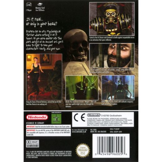 Eternal Darkness Sanitys Requiem Nintendo Gamecube (Begagnad)