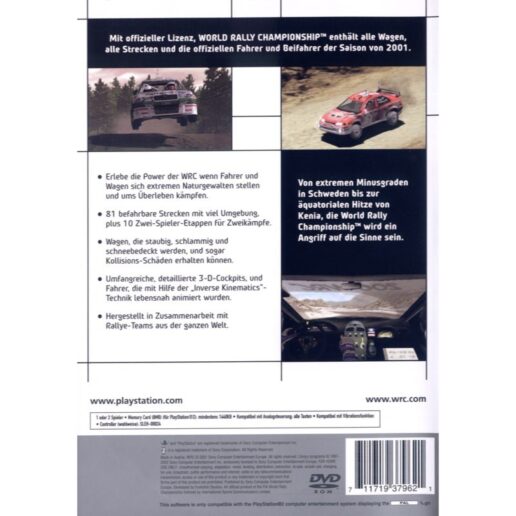 WRC World Rally Championship Playstation 2 PS2 Platinum German (Begagnad)