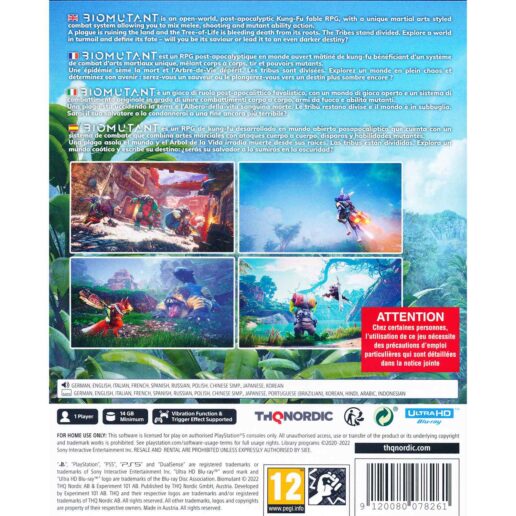 Biomutant Playstation 5