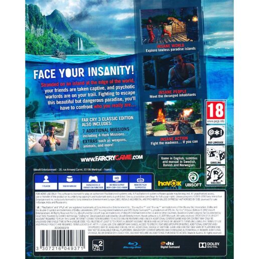 Far Cry 3 Classic Edition Playstation 4