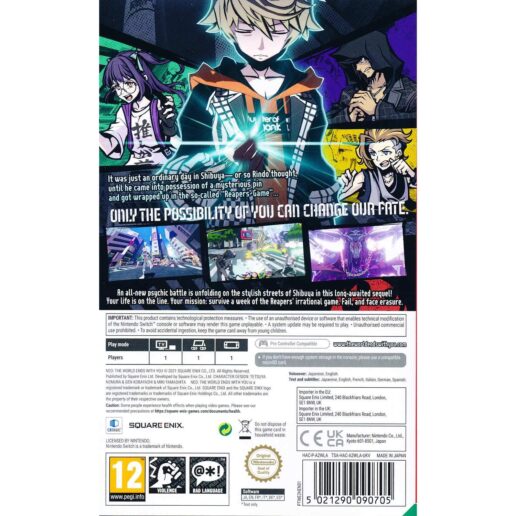 Neo The World Ends With You Nintendo Switch