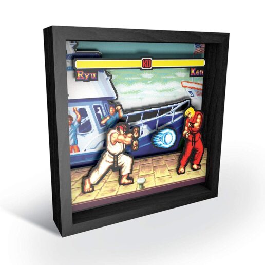 Pixel Frames Street Fighter Boat Scene