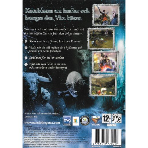 Berättelsen om Narnia Häxan och Lejonet PC DVD Swedish (Begagnad)