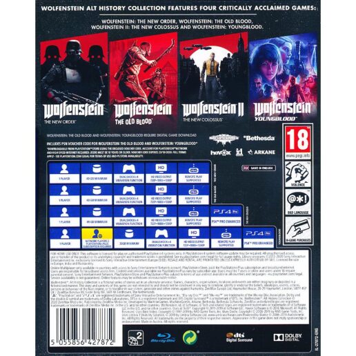 Wolfenstein Alt History Collection Playstation 4