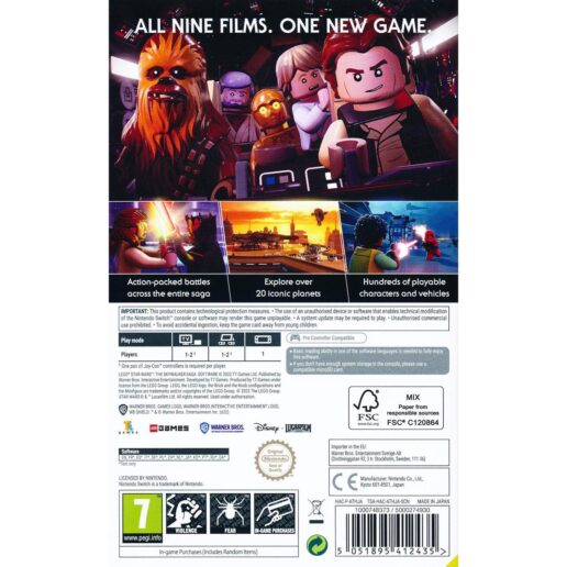 Lego Star Wars The Skywalker Saga Nintendo Switch