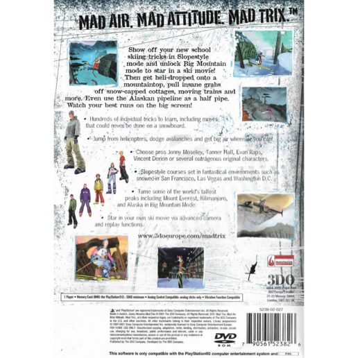 Jonny Moseley Mad Trix Playstation 2 PS2 (Begagnad)