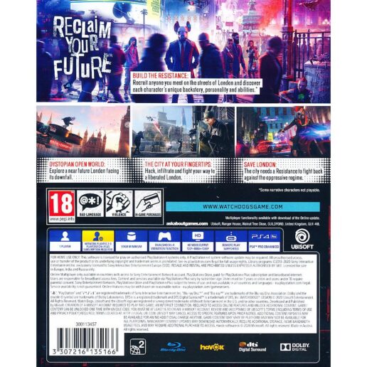 Watch Dogs Legion Playstation 4