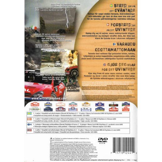 WRC Rally Evolved Playstation 2 PS2 Nordic (Begagnad)