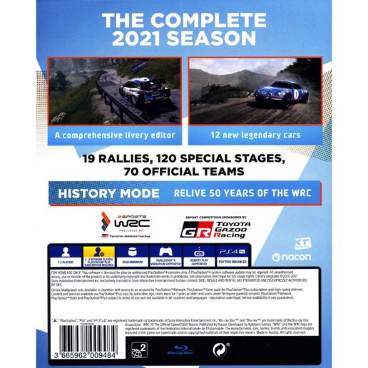WRC 10 Playstation 4 PS4