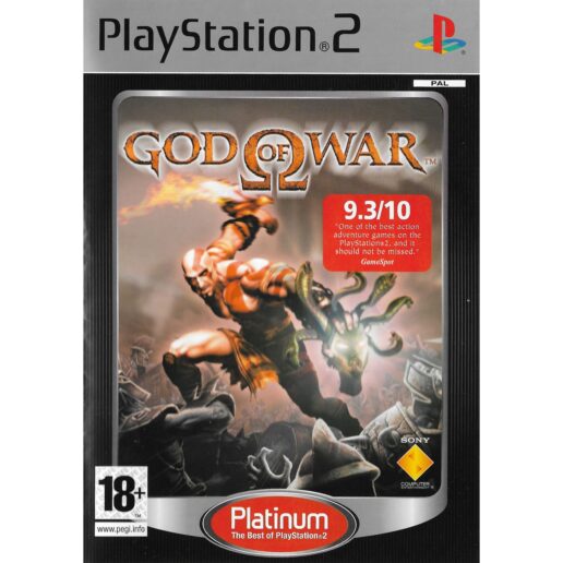God of War Playstation 2 PS2 Platinum Nordic (Begagnad)