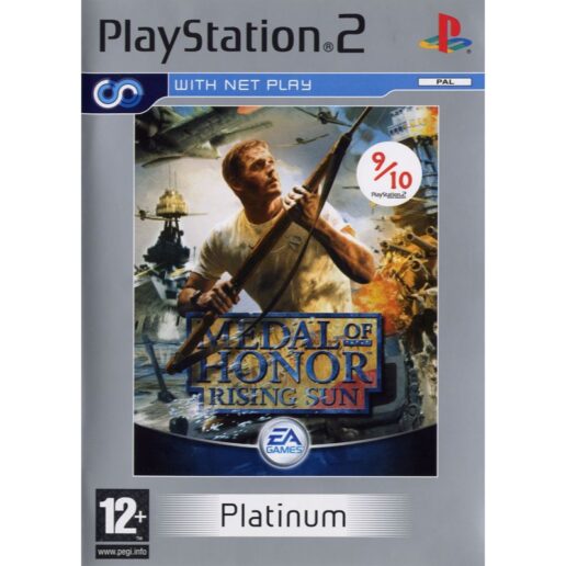 Medal of Honor Rising Sun Playstation 2 PS2 Platinum Swedish (Begagnad)