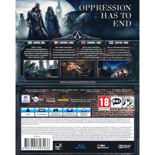 Assassins Creed Syndicate Playstation 4