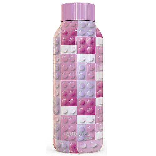 Quokka Bricks Pink flaska termo rostfritt stål 515ml