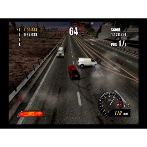 Burnout 2 Point of Impact Playstation 2 PS2 Platinum (Begagnad)