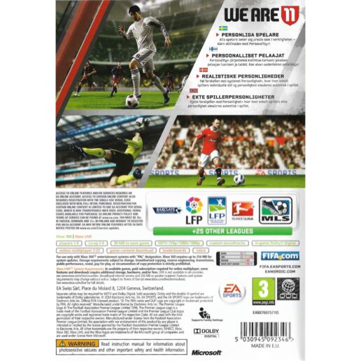 FIFA 11 Xbox 360 Nordic (Begagnad)