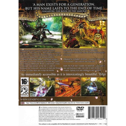 Genji Playstation 2 PS2 (Begagnad)