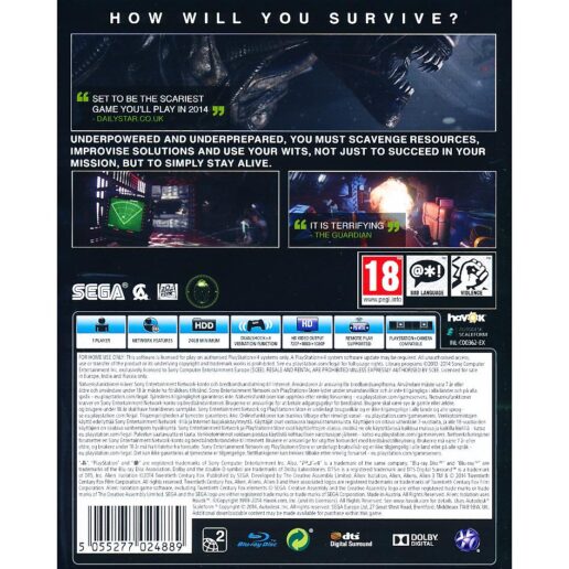 Alien Isolation Playstation 4