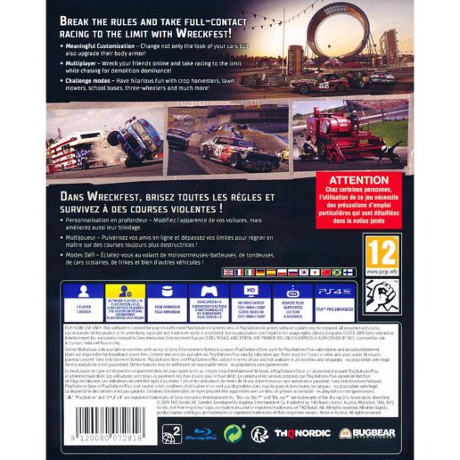 Wreckfest Playstation 4
