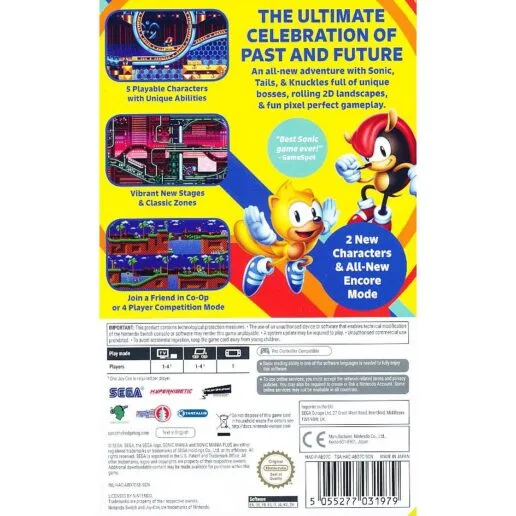 Sonic Mania Plus Nintendo Switch