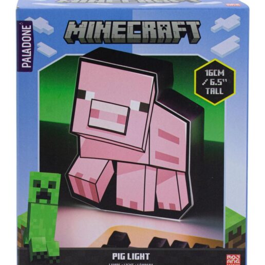 Minecraft Pig box light lampa