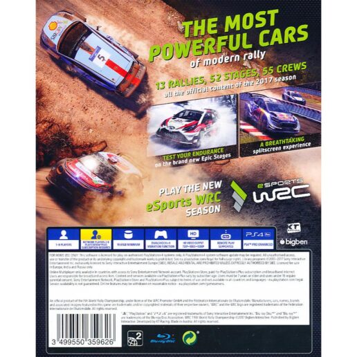 WRC 7 Playstation 4