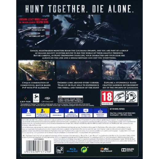Hunt Showdown Playstation 4