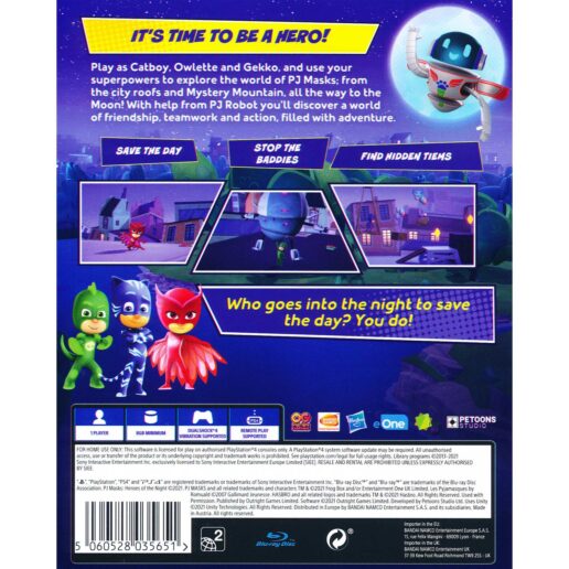 PJ Masks Heroes of The Night Playstation 4
