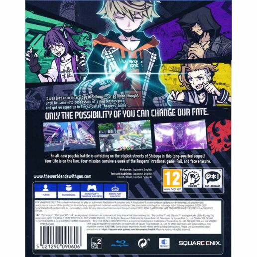 Neo The World Ends With You Playstation 4