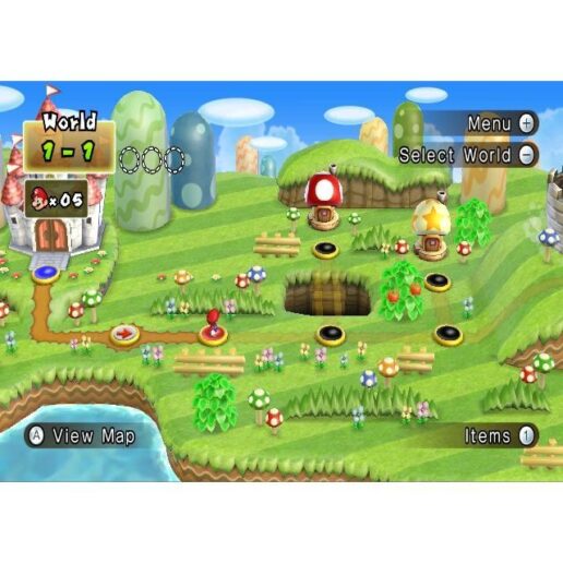 New Super Mario Bros Wii Nintendo Wii Nintendo Selects (Begagnad)