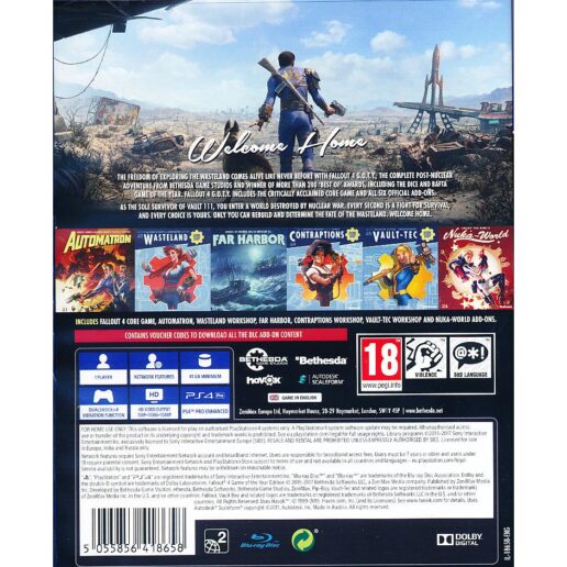 Fallout 4 Game of the Year Edition Playstation 4