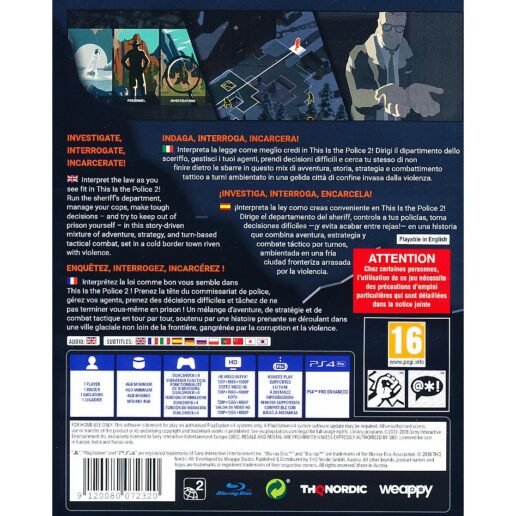 This is the Police II Playstation 4