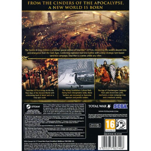 Total War Attila Tyrants & Kings PC