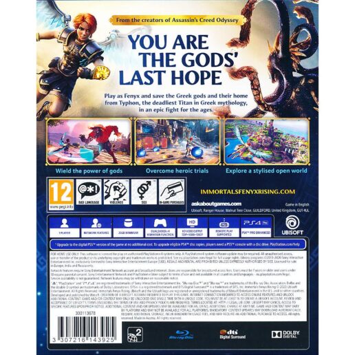 Immortals Fenyx Rising Playstation 4