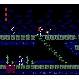 Castlevania II Simons Quest Nintendo NES SCN (Begagnad)