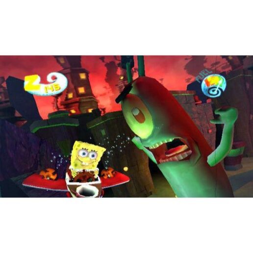 Svampbob Fyrkant Varelse från den Krångliga Krabban Playstation 2 PS2 Swedish (Begagnad)