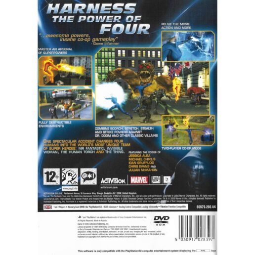 Fantastic Four Playstation 2 PS2 (Begagnad)
