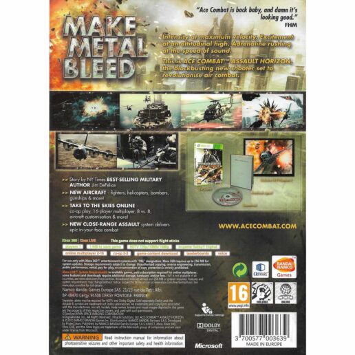 Ace Combat Assault Horizon Limited Edition Xbox 363 (Begagnad)