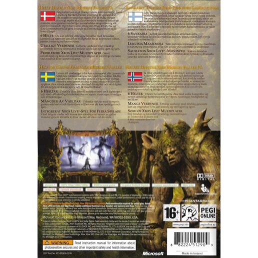 Kingdom Under Fire Circle of Doom Xbox 360 Kinect (Begagnad)