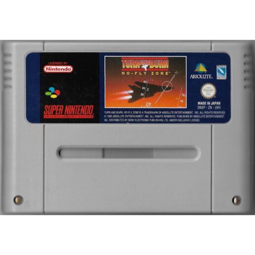 Turn and Burn No Fly Zone Super Nintendo SNES UKV (Begagnad)