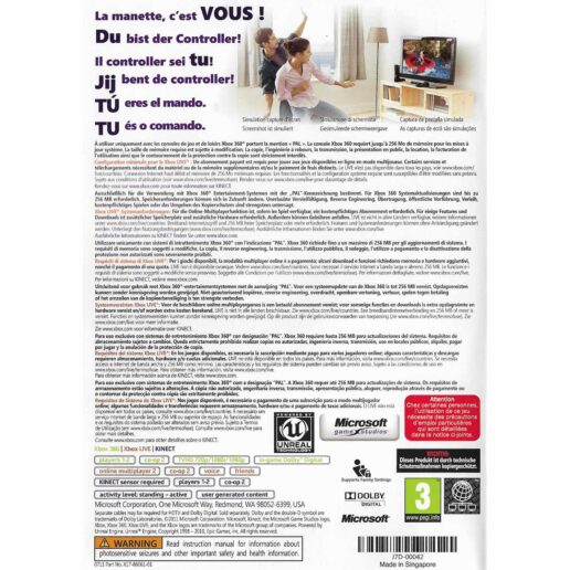 Kinect Adventures Xbox 360 Kinect (Begagnad)