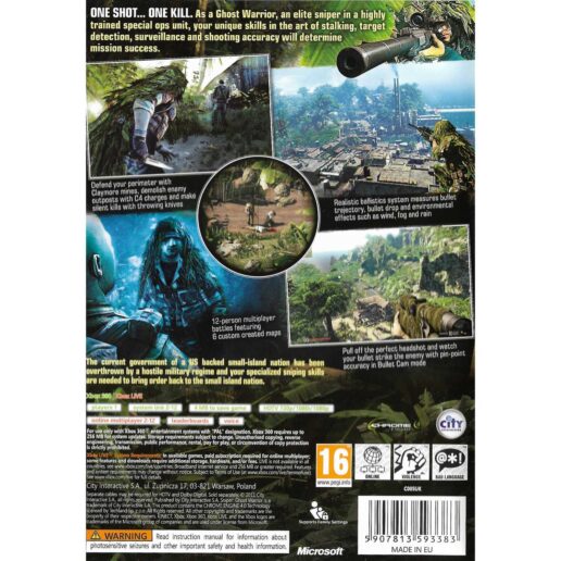 Sniper Ghost Warrior Gold Edition Xbox 360 (Begagnad)