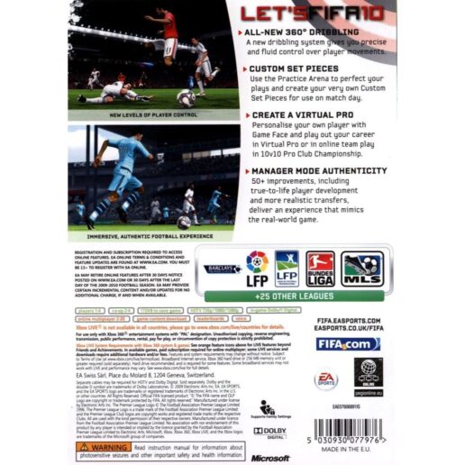 FIFA 10 Xbox 360 Nordic (Begagnad)