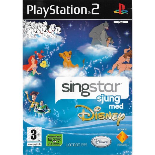 Singstar Sjung med Disney Playstation 2 PS2 Swedish (Begagnad)